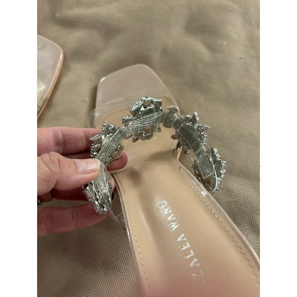 AZALEA WANG Wedding Sandals in Nude Women's Size 10 Narrow width